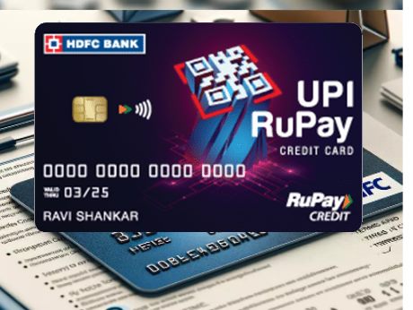 HDFC Rupay Credit Card on UPI, Apply Online