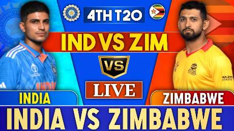 India vs Zimbabwe 4th T20I 2024 