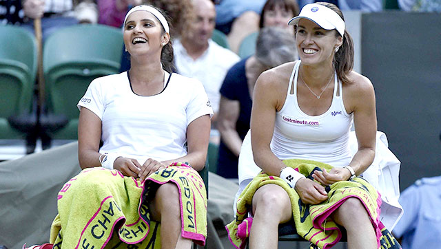 Wimbledon 2015,Sania - Martina Hingis win women